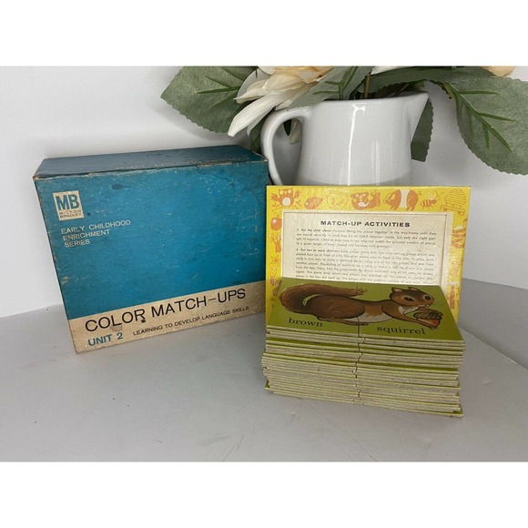 1970 Milton Bradley Early Childhood Enrichment Series Color Math-Ups Unit 2 - Picture 3 of 4